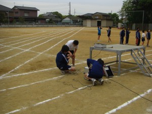 進んで活動する放送委員のみなさん