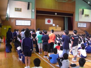 表彰される５年生のみなさん