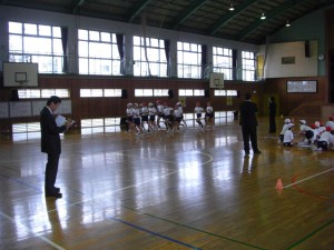 ５年体育「体つくり運動」の授業公開\\