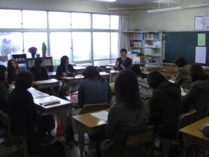 ６年生の学級懇談会(10:50)