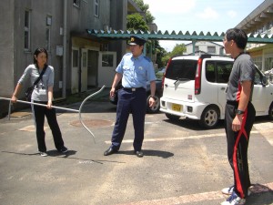 職員を対象とした実技指導\