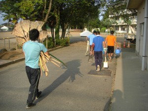 道具の準備(6:45)