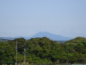 筑波山を望むことができました。(7:10)