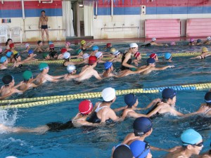 学級対抗のレースです。大いに盛り上がりました！\\