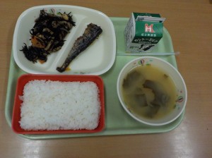 本日の給食\