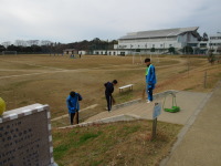 大掃除　サッカー部①