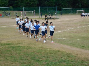 大きな声で気合いを入れながらRUN!!