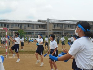 夢幻　伝統の「あげホイ」で気合いを入れる