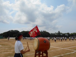 陽炎　応援合戦最終練習\