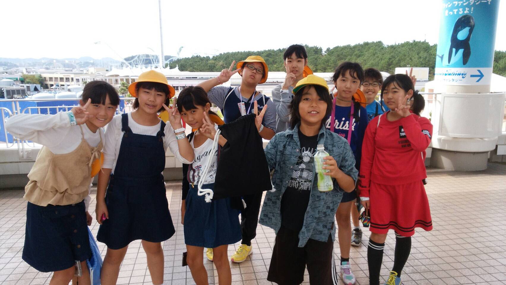 女子小学生 修学旅行 