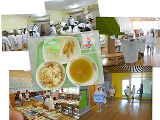 給食\ 今日の給食風景