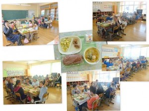 給食風景 今日の給食\