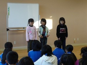 P1090033 1年生の堂々とした発表