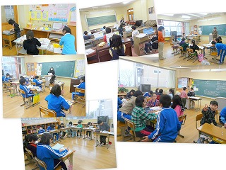 2071 4校時の各教室の様子\