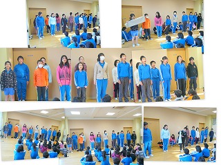6nenn 221 児童朝会 6年生最後の発表