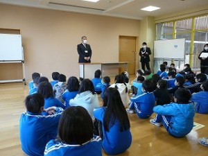 P1090608 校長先生のお話