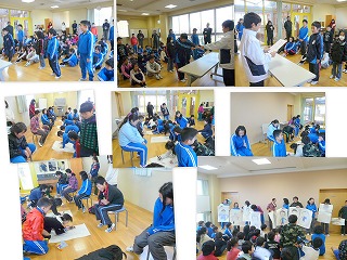 314 児童朝会の様子\