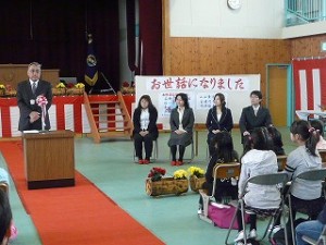 P1100044 校長先生のお話