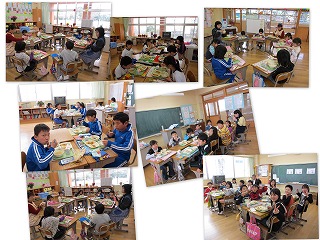 20124171 みんなで食べる給食はおいしいね!\