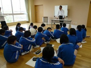 P1100557 陸上記録会事前指導 5・6年生\