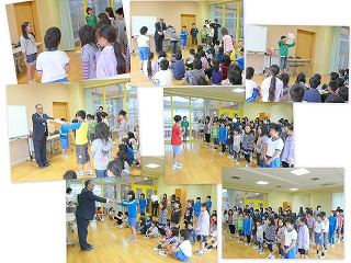 2012612 豊津小 歯の表彰 現在80%の児童がむし歯 ゼロ!\