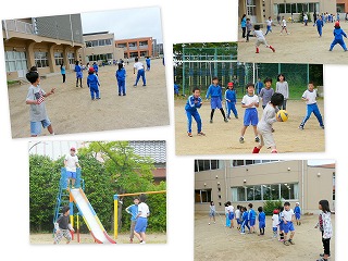 20126251 業間運動(縦割り班遊び)\