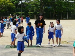 P1100844 汗びっしょりでした。\