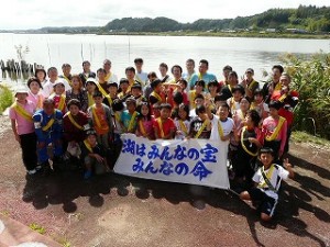 P1120619 記念撮影 鉾田市エコハウス 頑張るゾー!\
