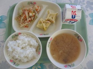 11月27日 いかとやさいの包み蒸しとちぐさあえ