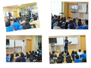 20121106 全校朝会の様子\