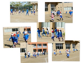 201211161 今日から持久走・・・。がんばっています。\