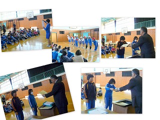 20121128 児童朝会の様子\