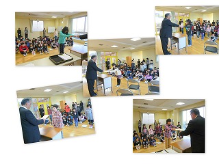 2学期終業式\ 表彰の様子\