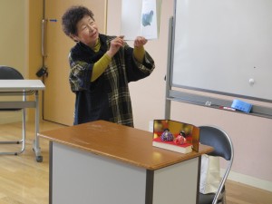 IMG_1824 大森先生の高学年最後の読み聞かせ「きつね森の山男」でした。\\