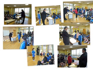 zenn 全校朝会の様子\