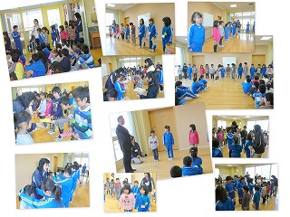 入学を祝う会\ 1年生を祝う会の様子\