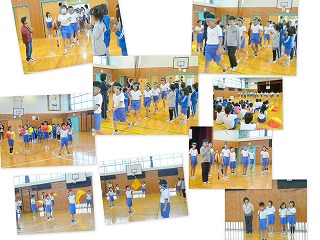 壮行会\ 選手入場、激励の言葉\
