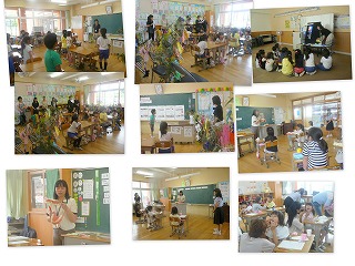 1学期末懇談会1 元気いっぱいの低学年教室