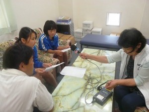P1160413 FMかしま 番組の収録の様子\