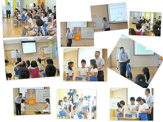 ヤクルト\ 出前授業の様子\