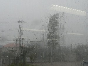 P1180347 昨日の様子です。台風26号