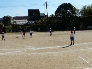 P1190149 2・3年生の体育の様子\