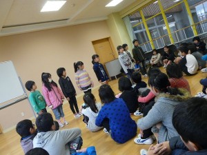 P1190370 1年生の発表