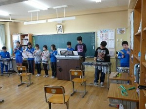 P1200050 合奏の披露 5年生\