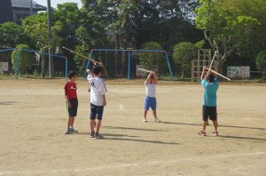 IMG_1309 今日の朝です。豊津小の高学年は,元気です!\