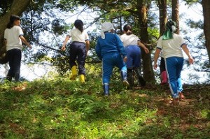 IMG_1320 夫婦塚の真ん中に上りました。\