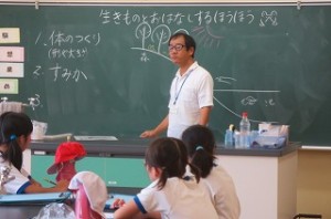 IMG_1687 アサザ基金の飯島博先生のお話を聴きます。\