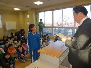 IMG_3063 この児童は,サンポート児童画コンクールでの表彰です。\