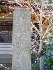 IMGP1256 松尾芭蕉の句「月はやし 梢は雨を 持ちながら」雨上がりの情景が思い浮かびます。仏頂和尚と仲が良かったので根本寺に来ました。\