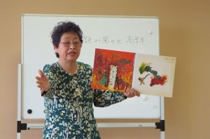 IMG_3772 古賀さんはとても上手に読んでくださり,児童も教師も物語の中に入り込んでいきます。\